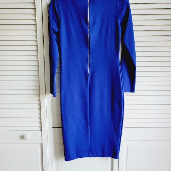 Fashion Nova blue midi dress - Picture 4 of 5